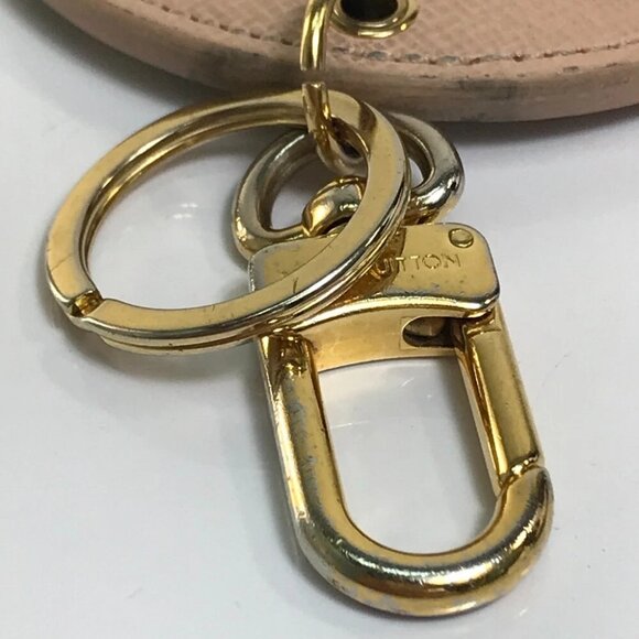 LOUIS VUITTON M61943 DamierAzur Porte Cretai Sienne Tahiti charm Key Holder - Picture 4 of 11